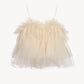 peplum tulle bustier