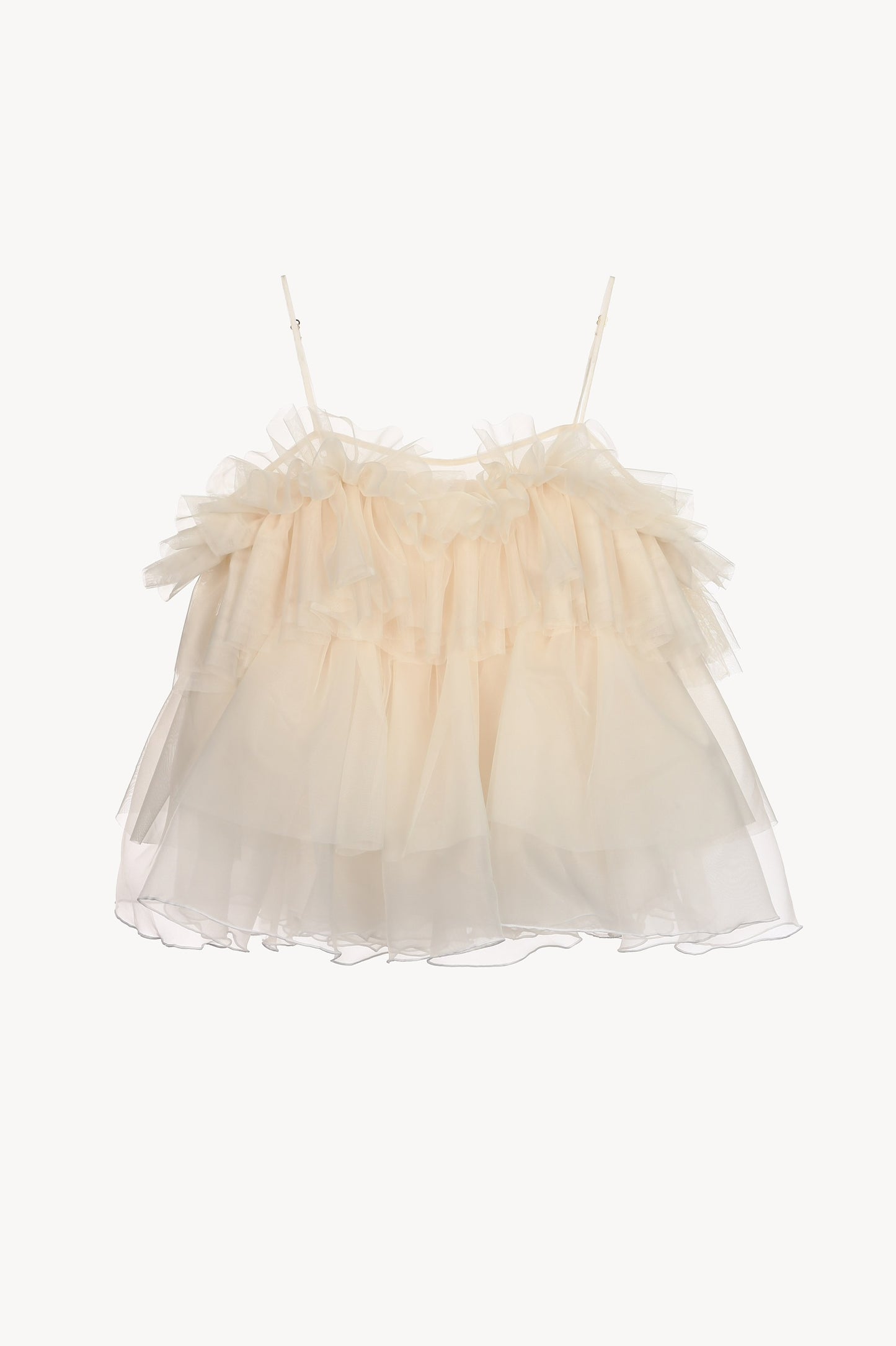 peplum tulle bustier