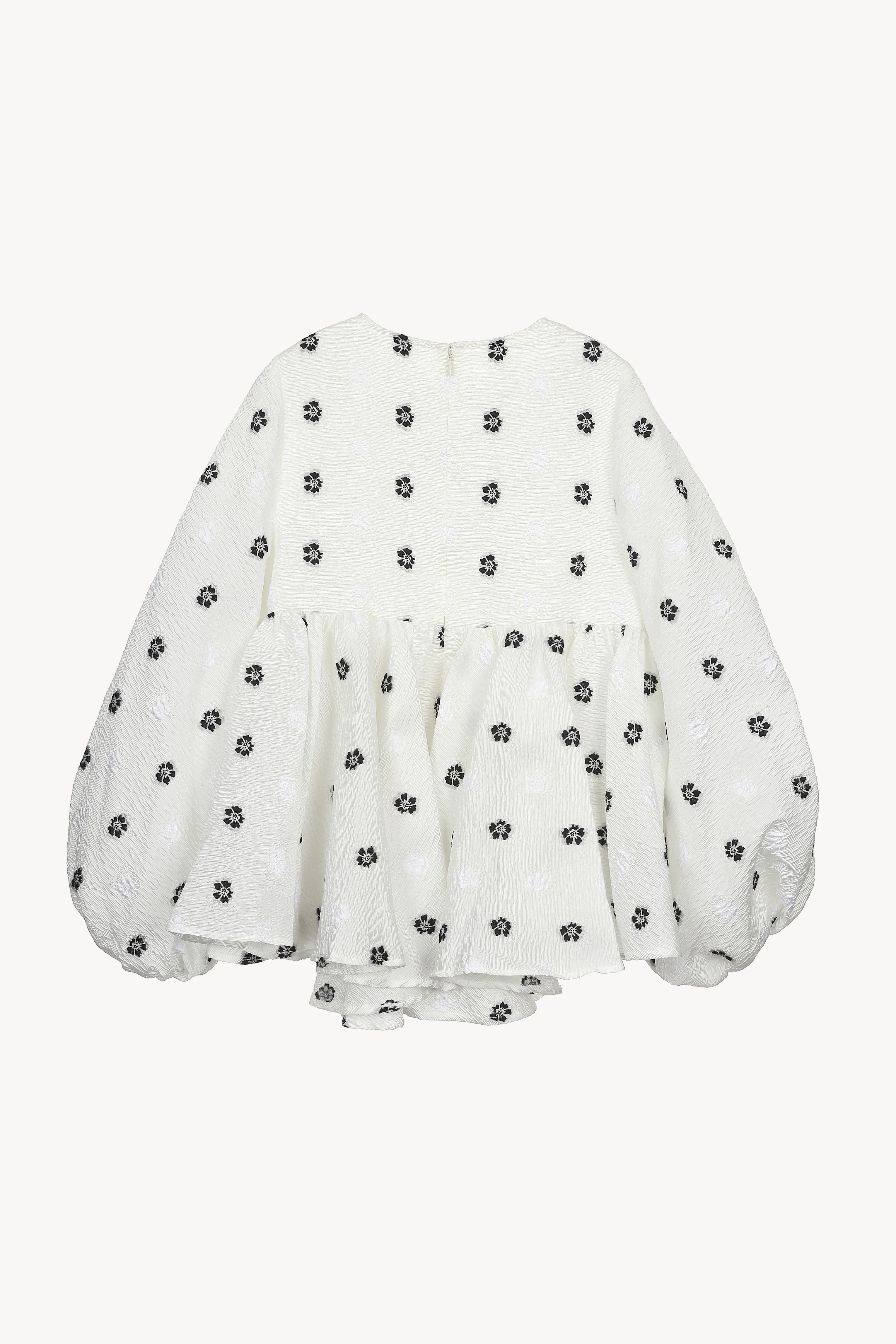 flower jacquard blouse – Acka online store