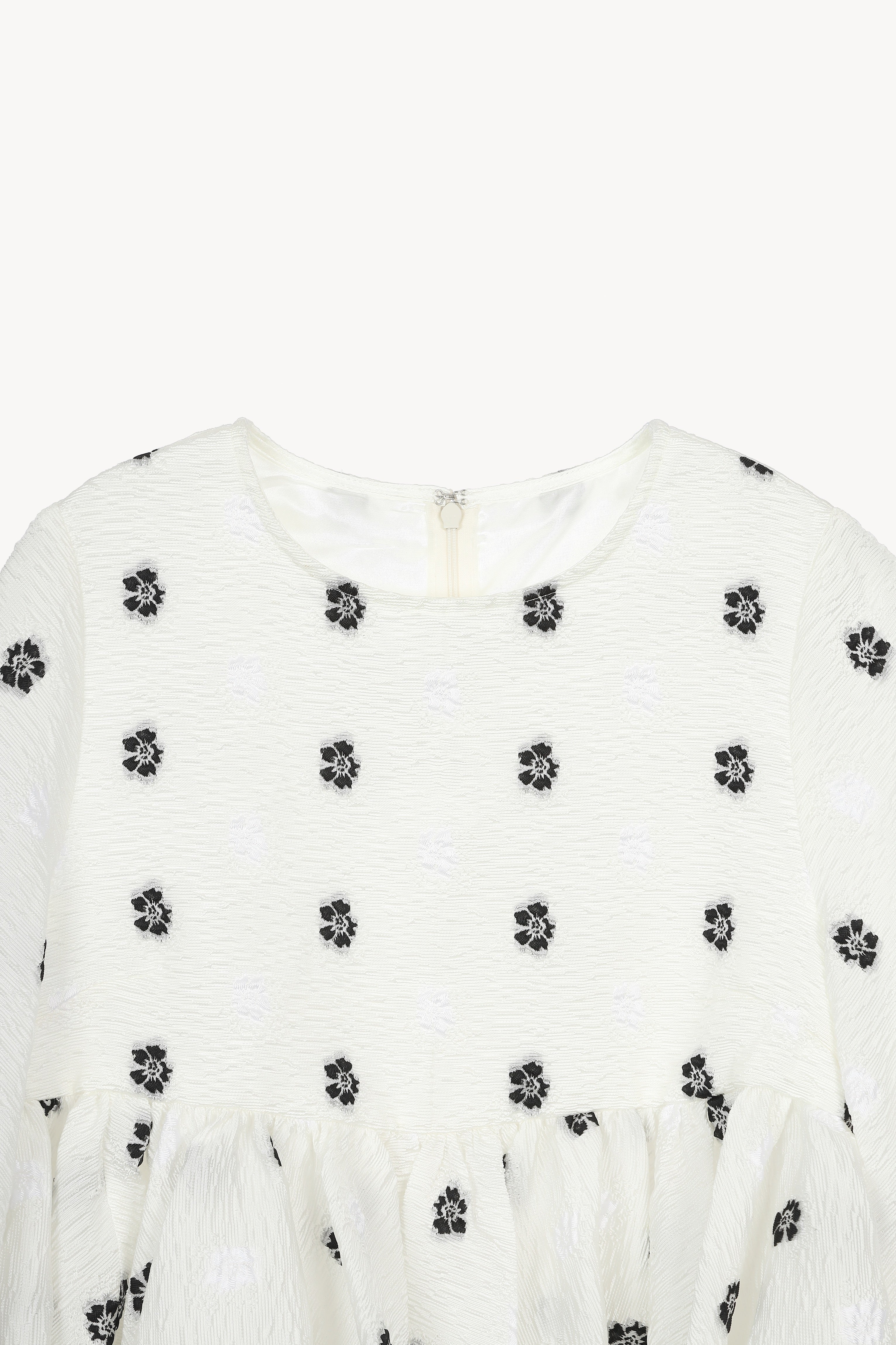 flower jacquard blouse – Acka online store