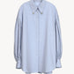 bijou collar volume shirt