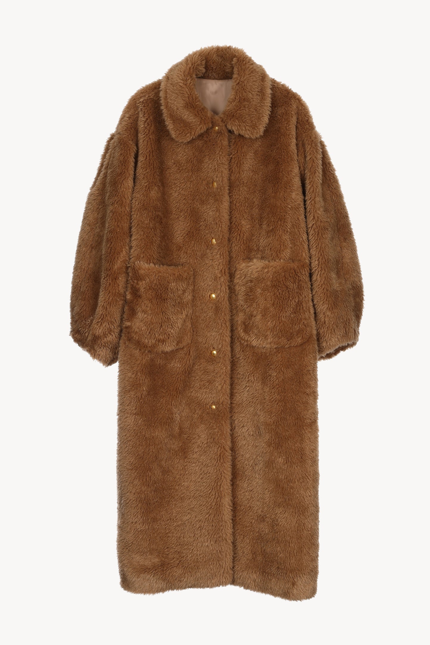 soft boa long coat