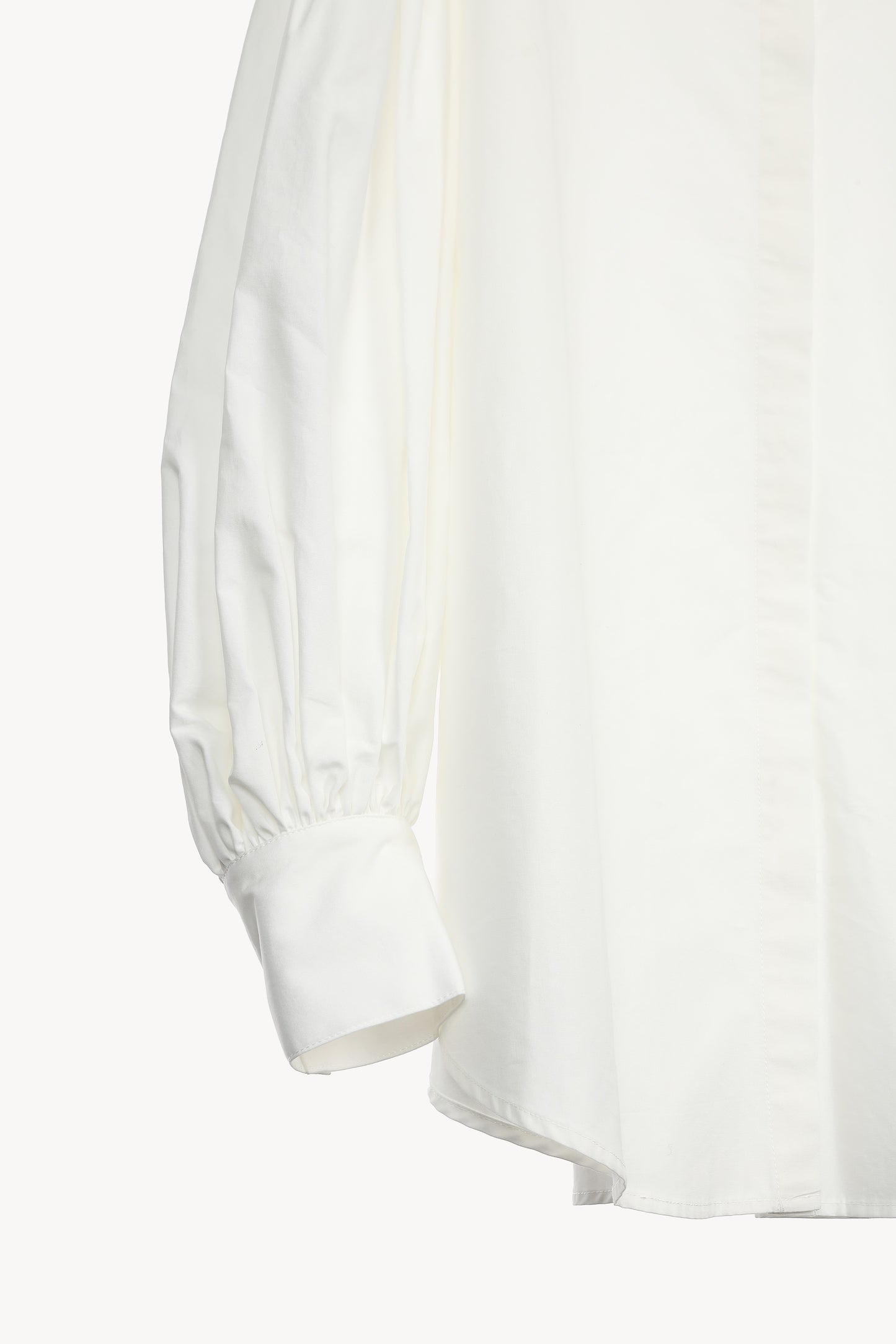 bijou collar volume shirt
