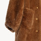 soft boa long coat
