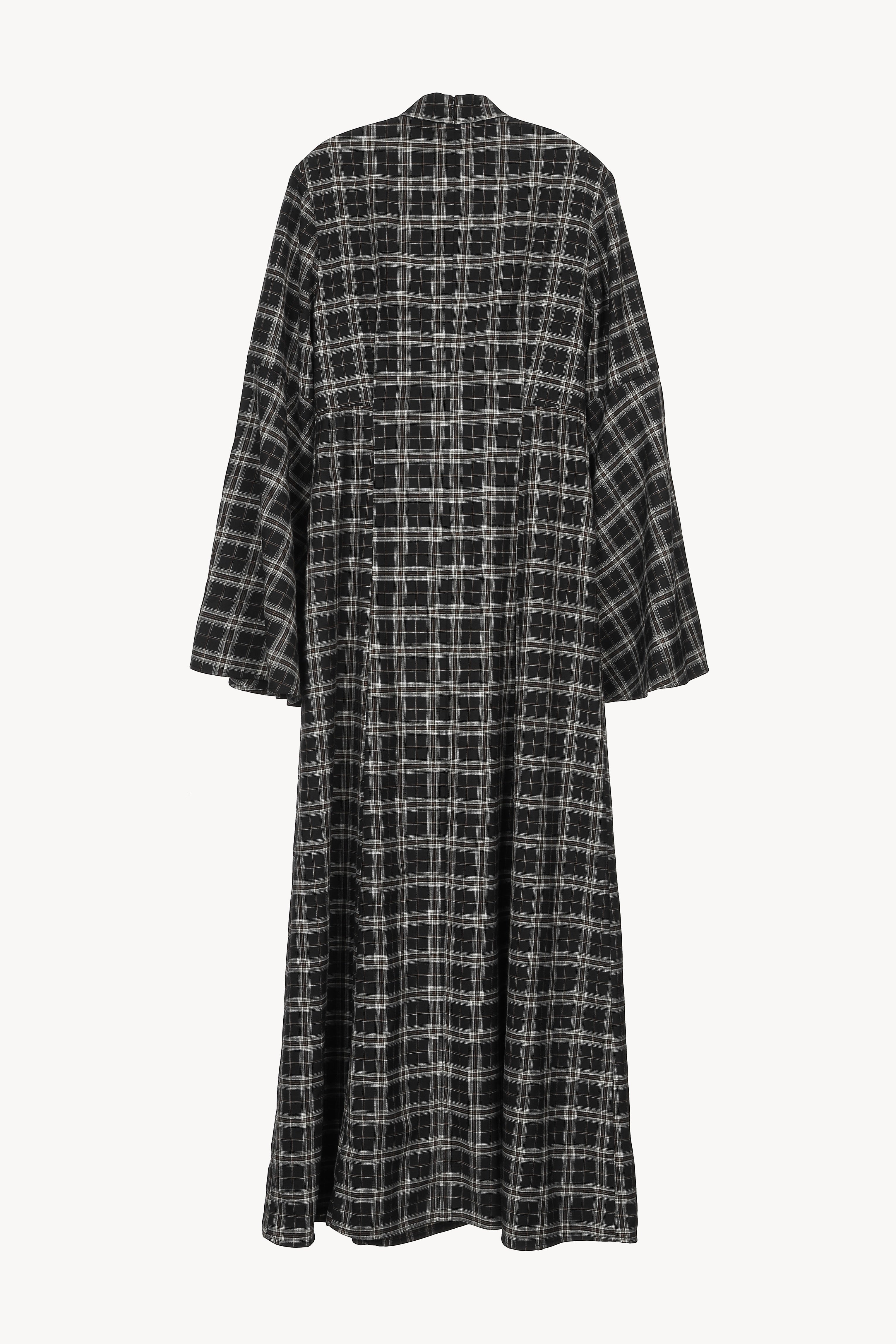 ワンピース Acka cross tuck check one-piece size2 cross tuck check one-piece – Acka online store