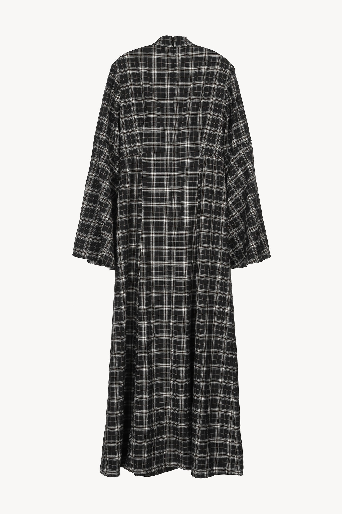 cross tuck check one-piece