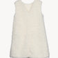 fur vest one-piece