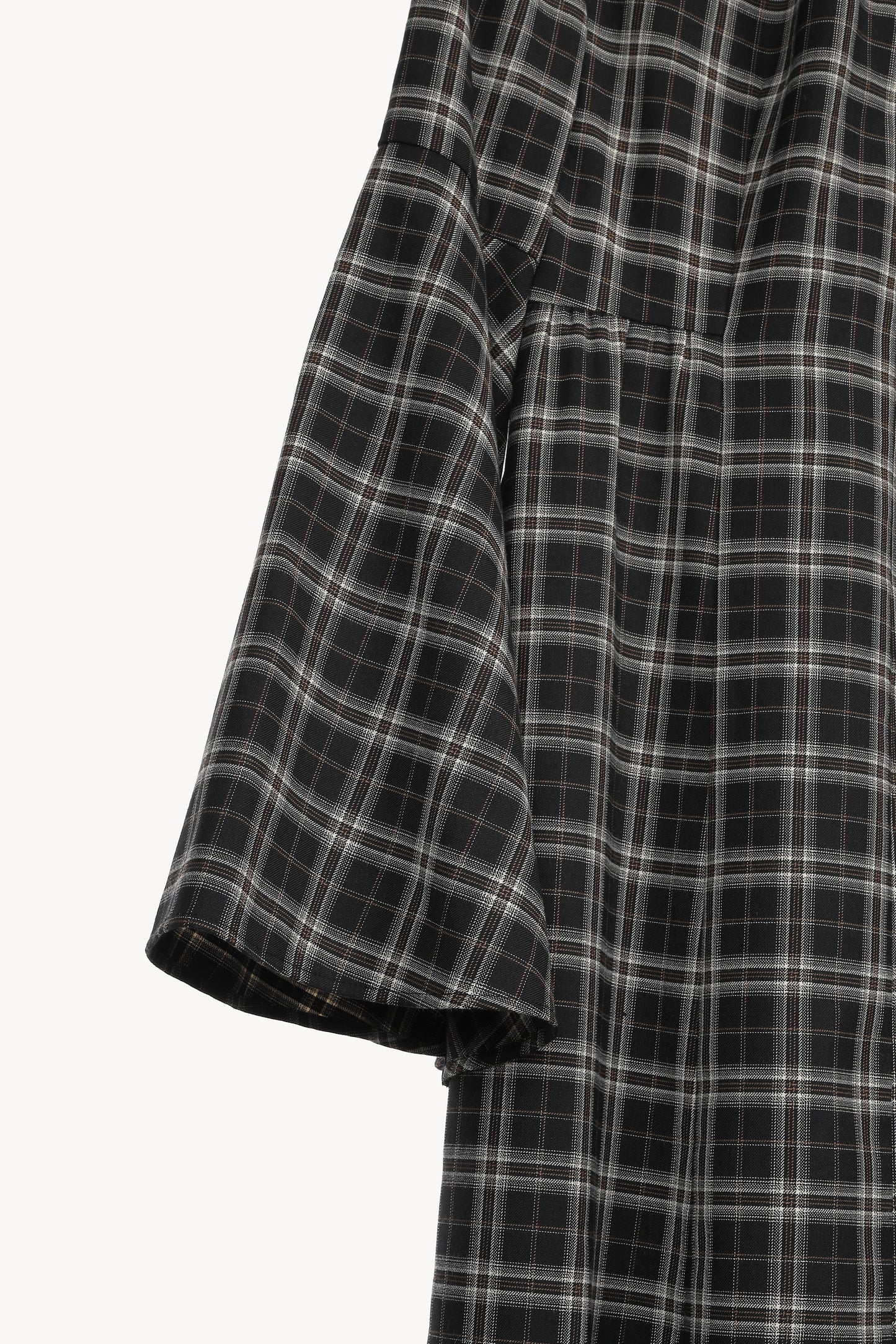 cross tuck check one-piece