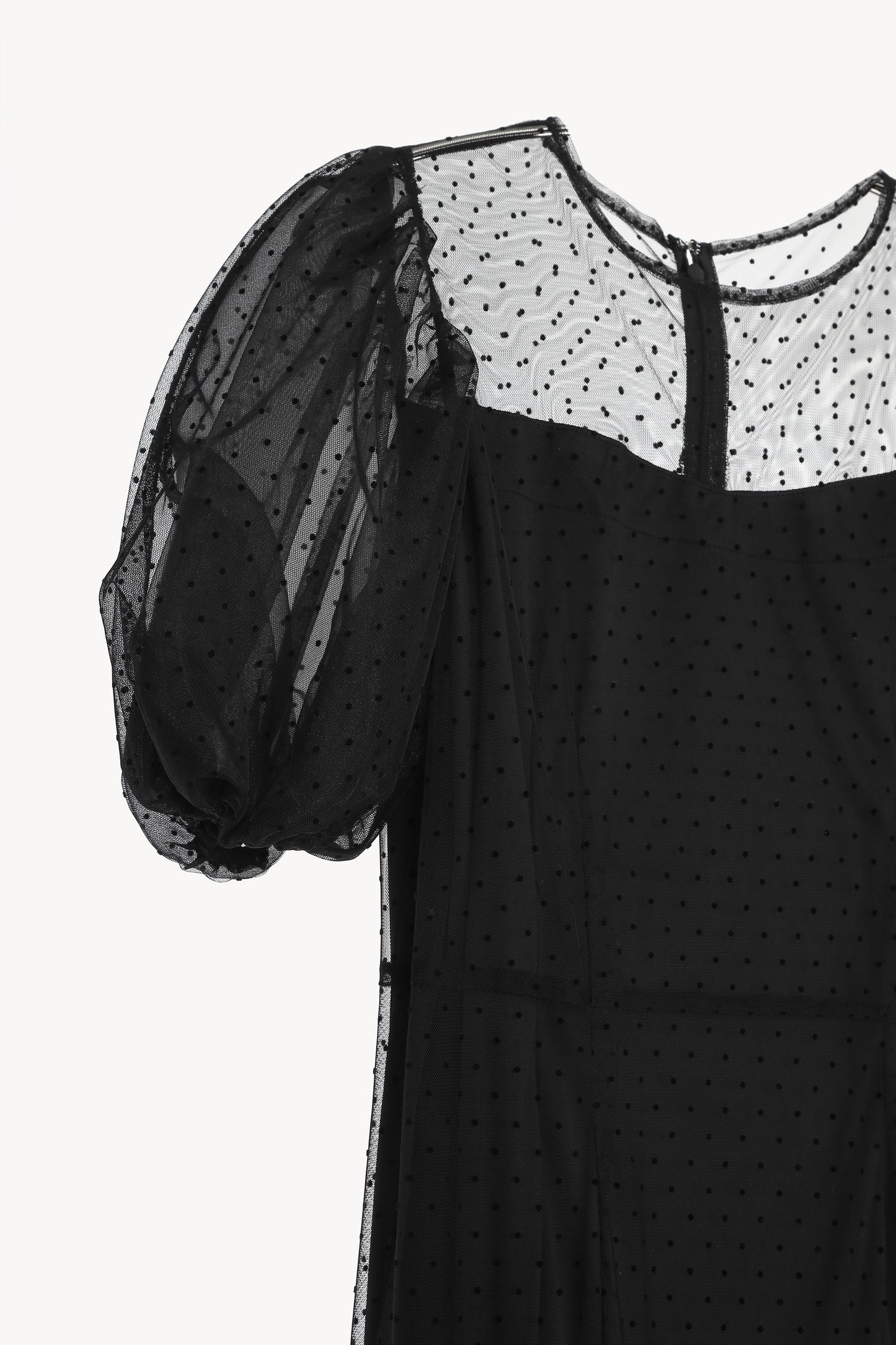 tulle  dot mermaid dress