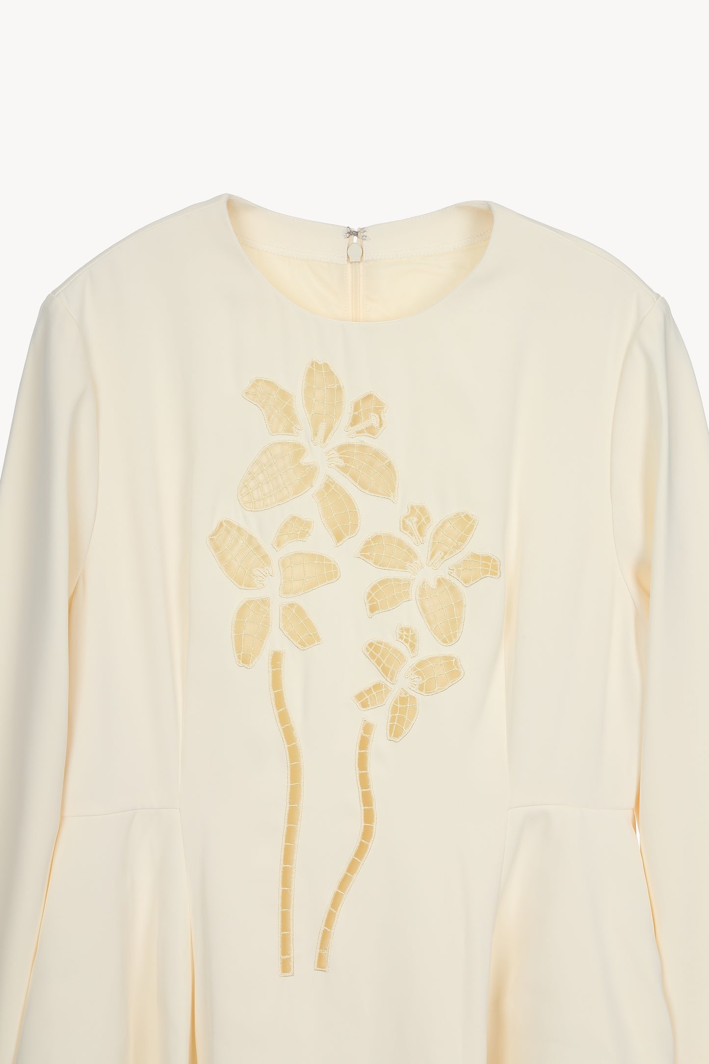 flower cutwork one-piece