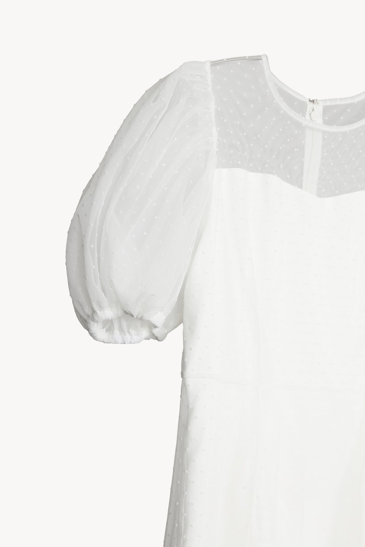 tulle dot mermaid dress