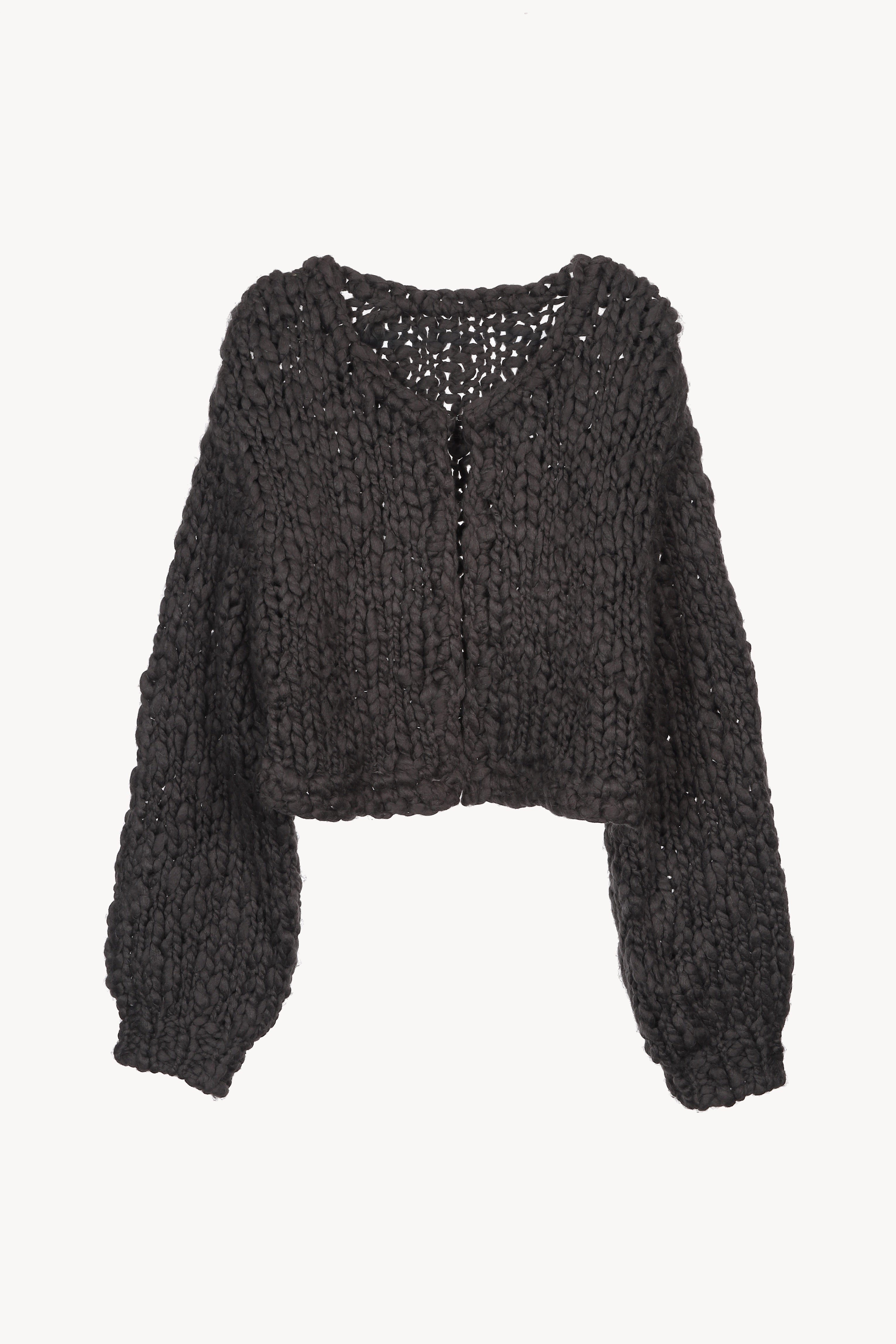 トップス acka frill hand knit cardigan frill hand knit cardigan – Acka online store