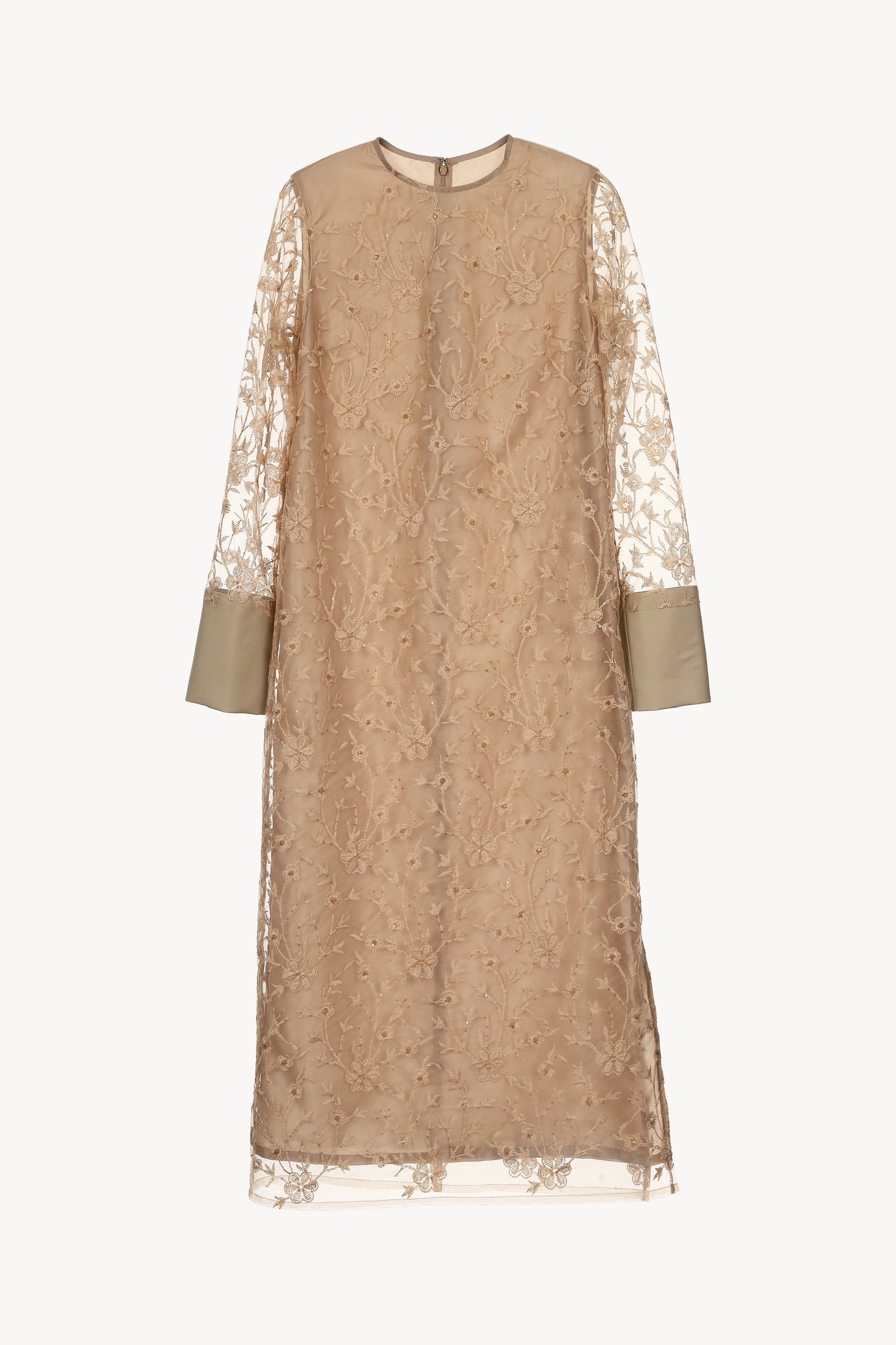 lace ベージュ レースロングドレス Acka. flare store online Acka – dress スーツ・フォーマル・ドレス