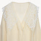 lace collar knit cardigan