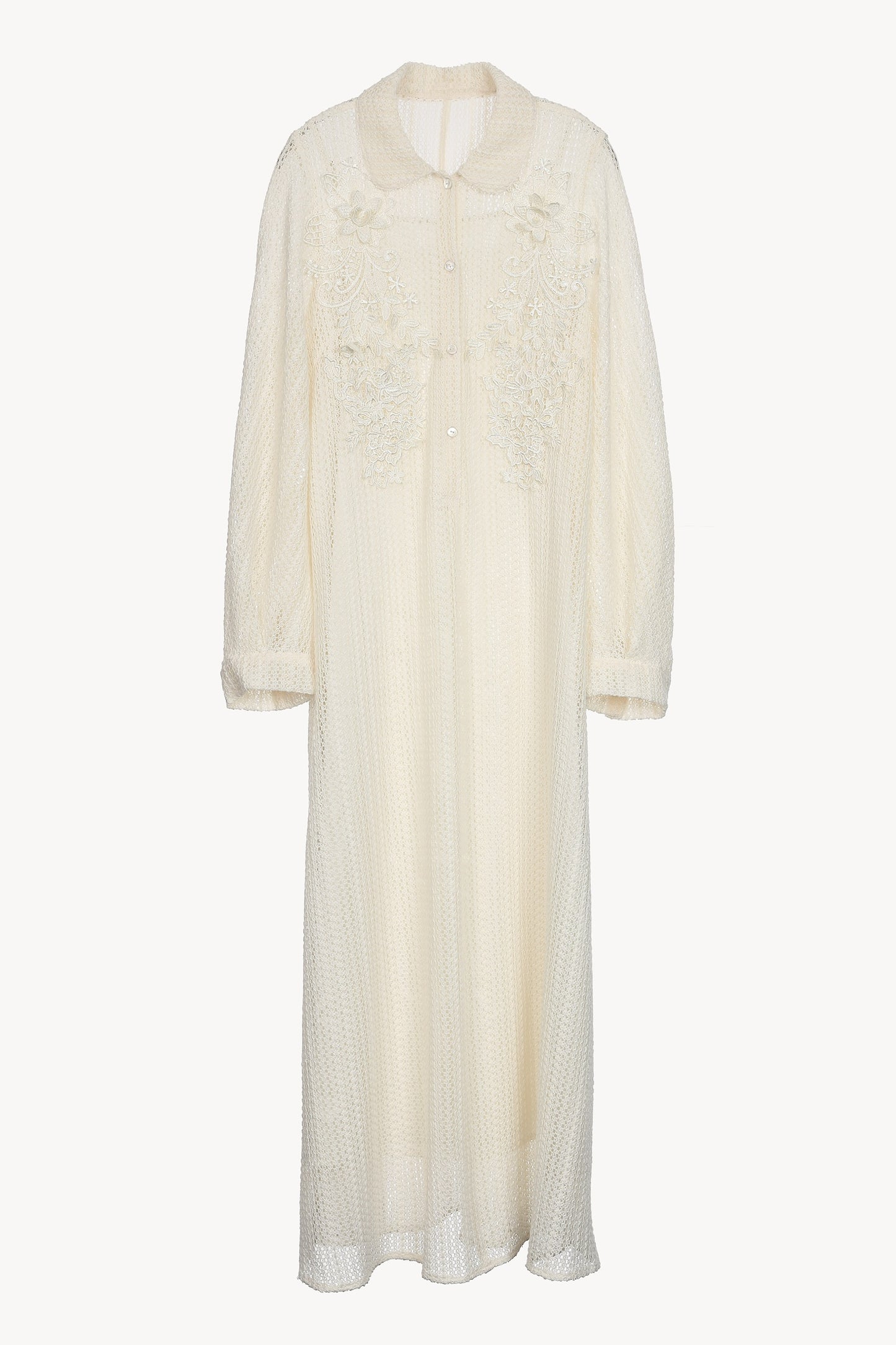 floral lace mesh one-piece