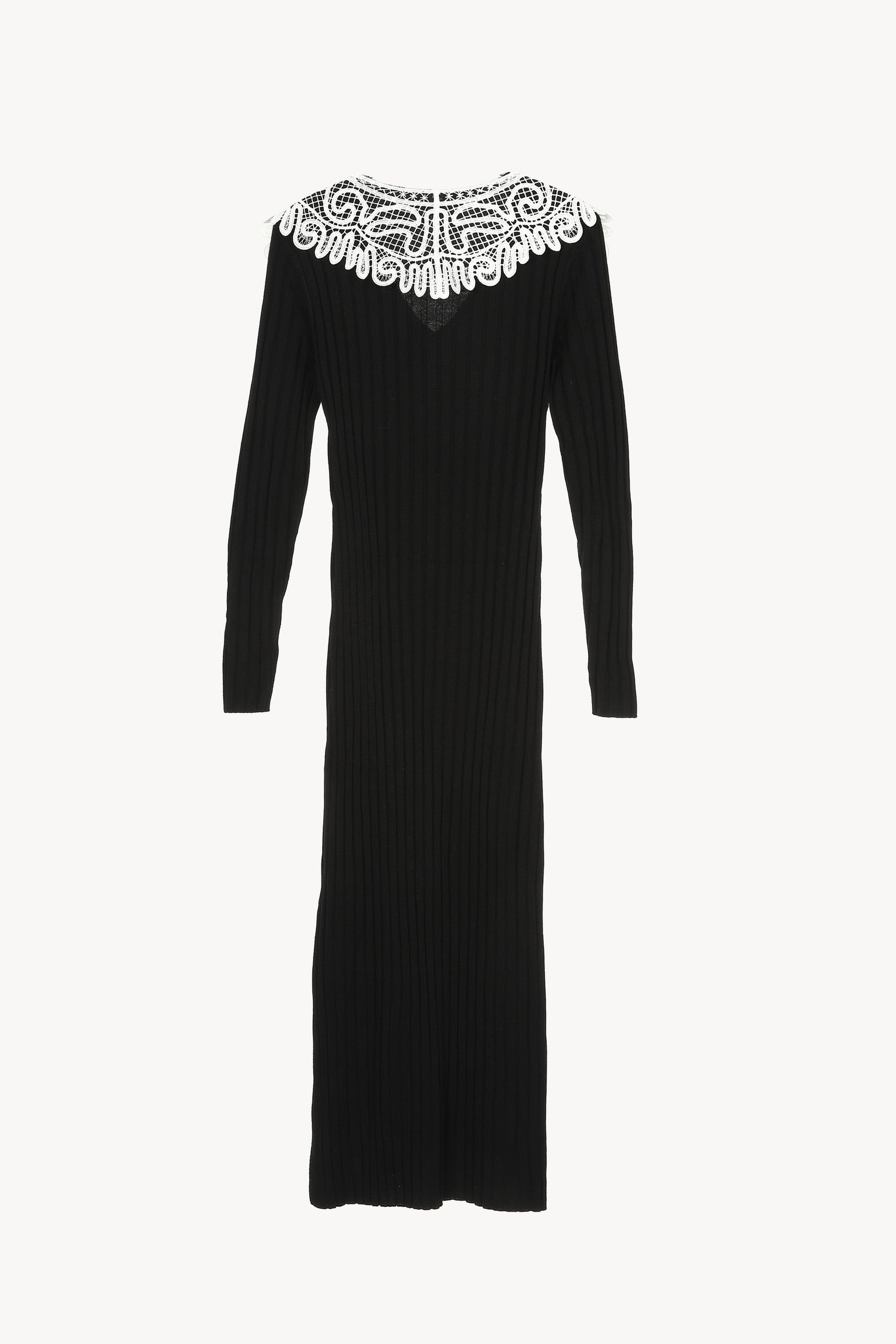 lace collar knit one-piece – Acka online store