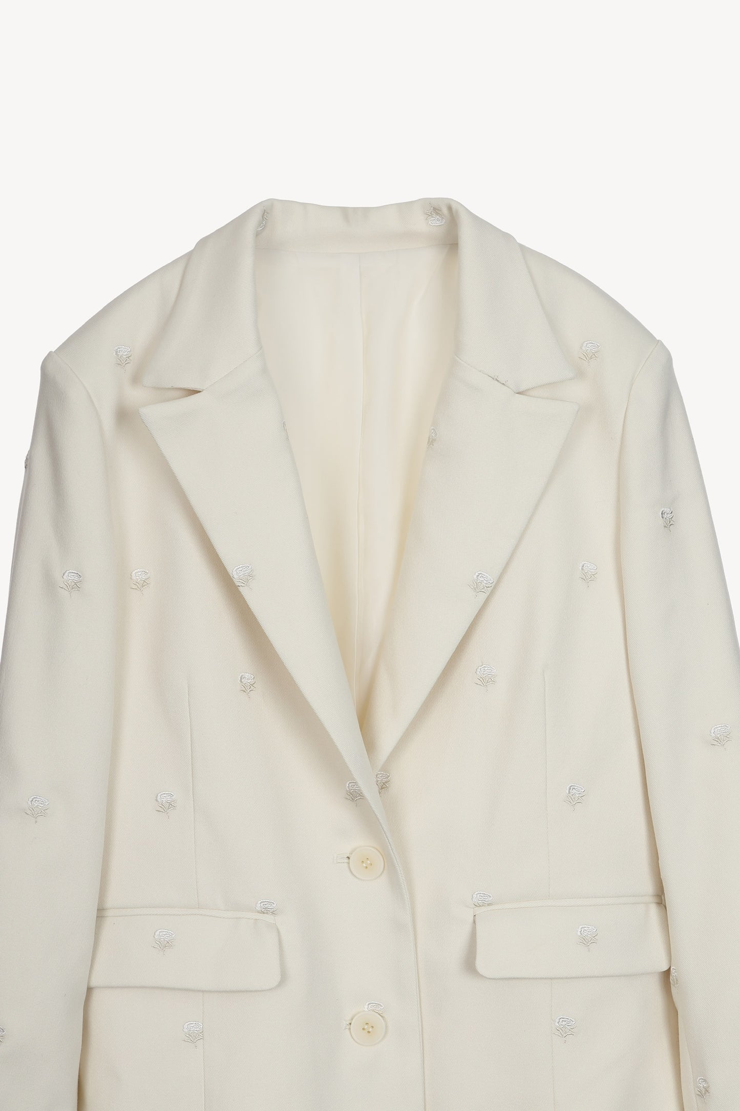 embroidery tailored jacket