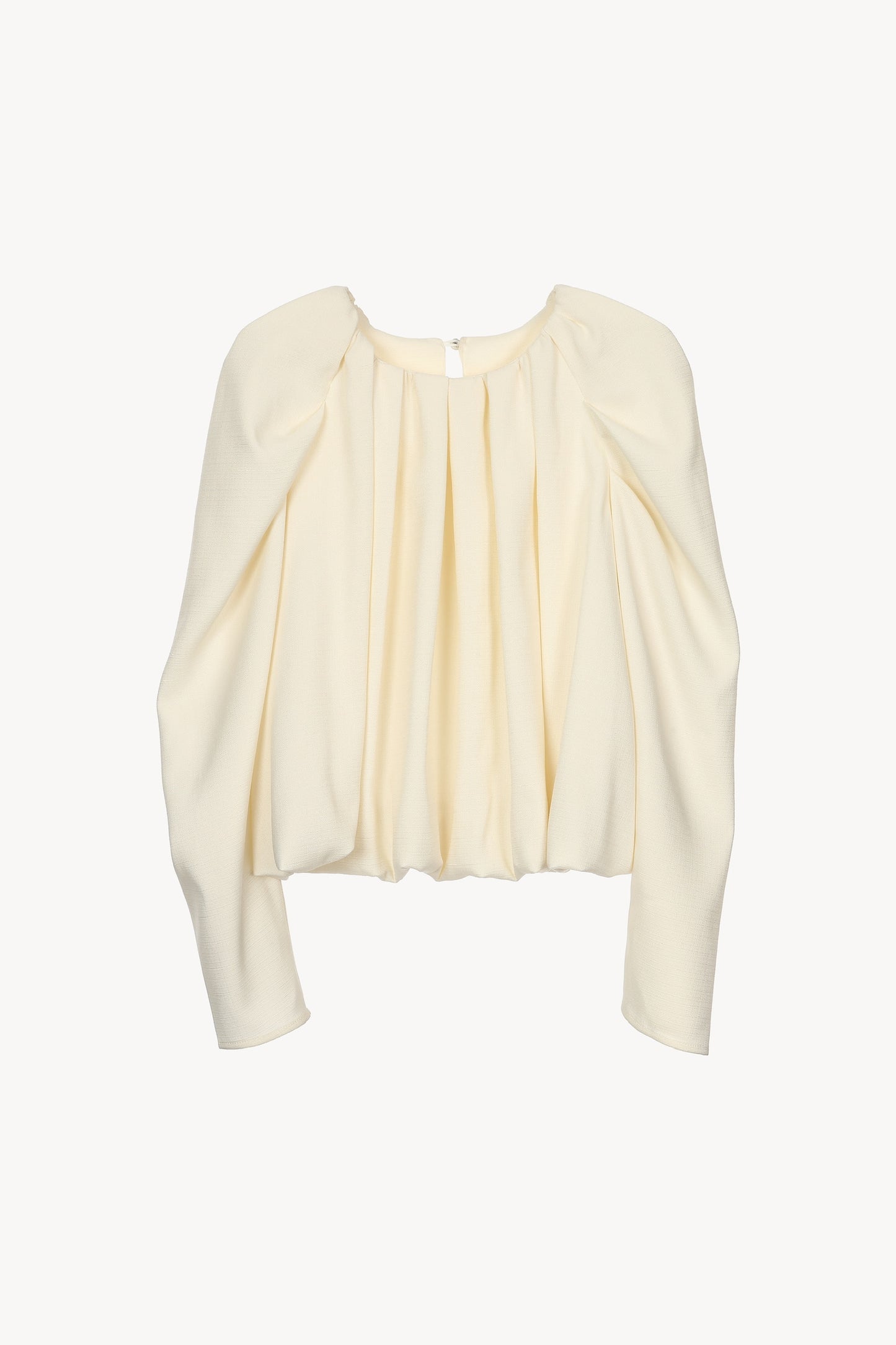 drape puff sleeve tops