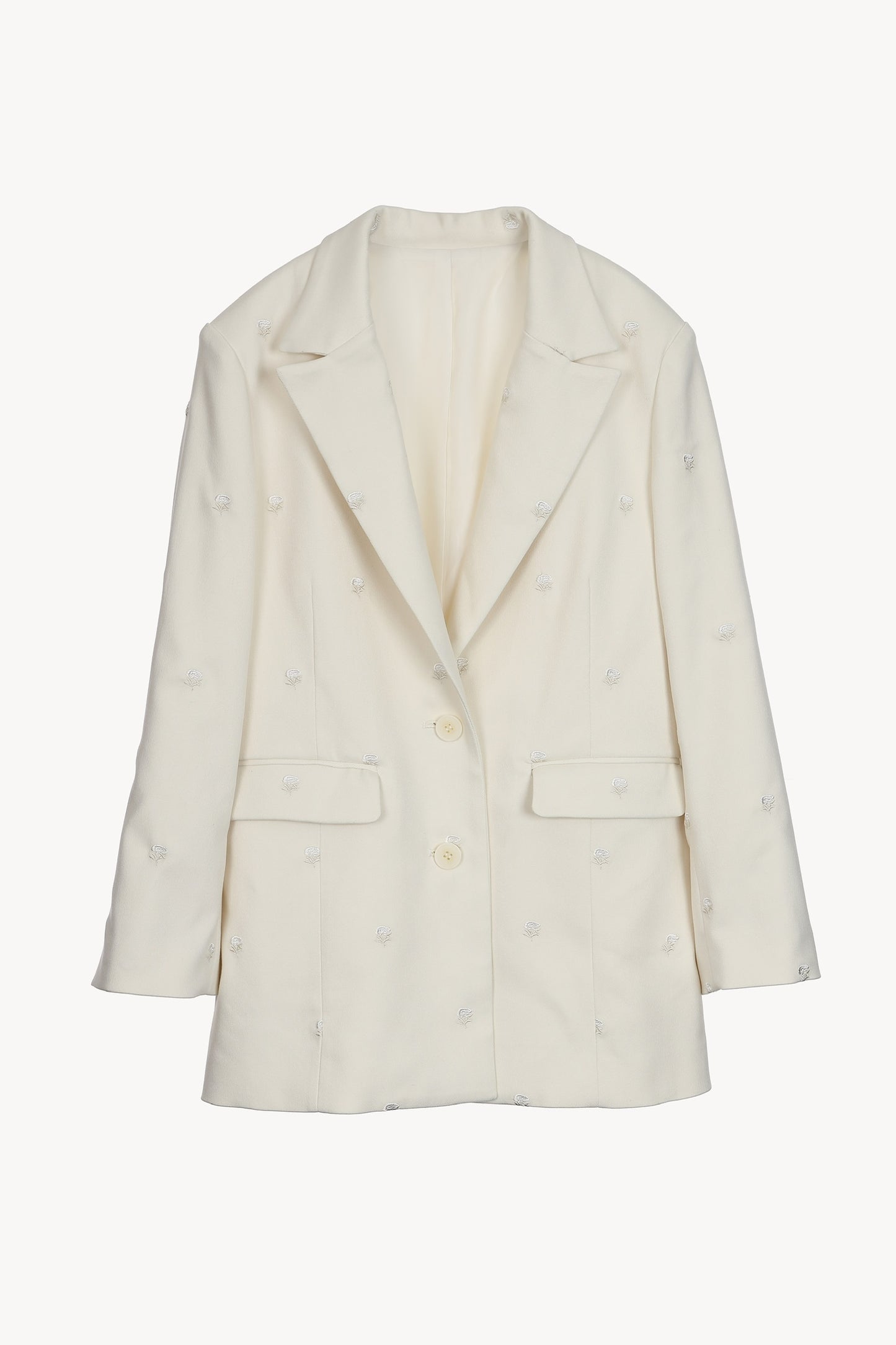 embroidery tailored jacket