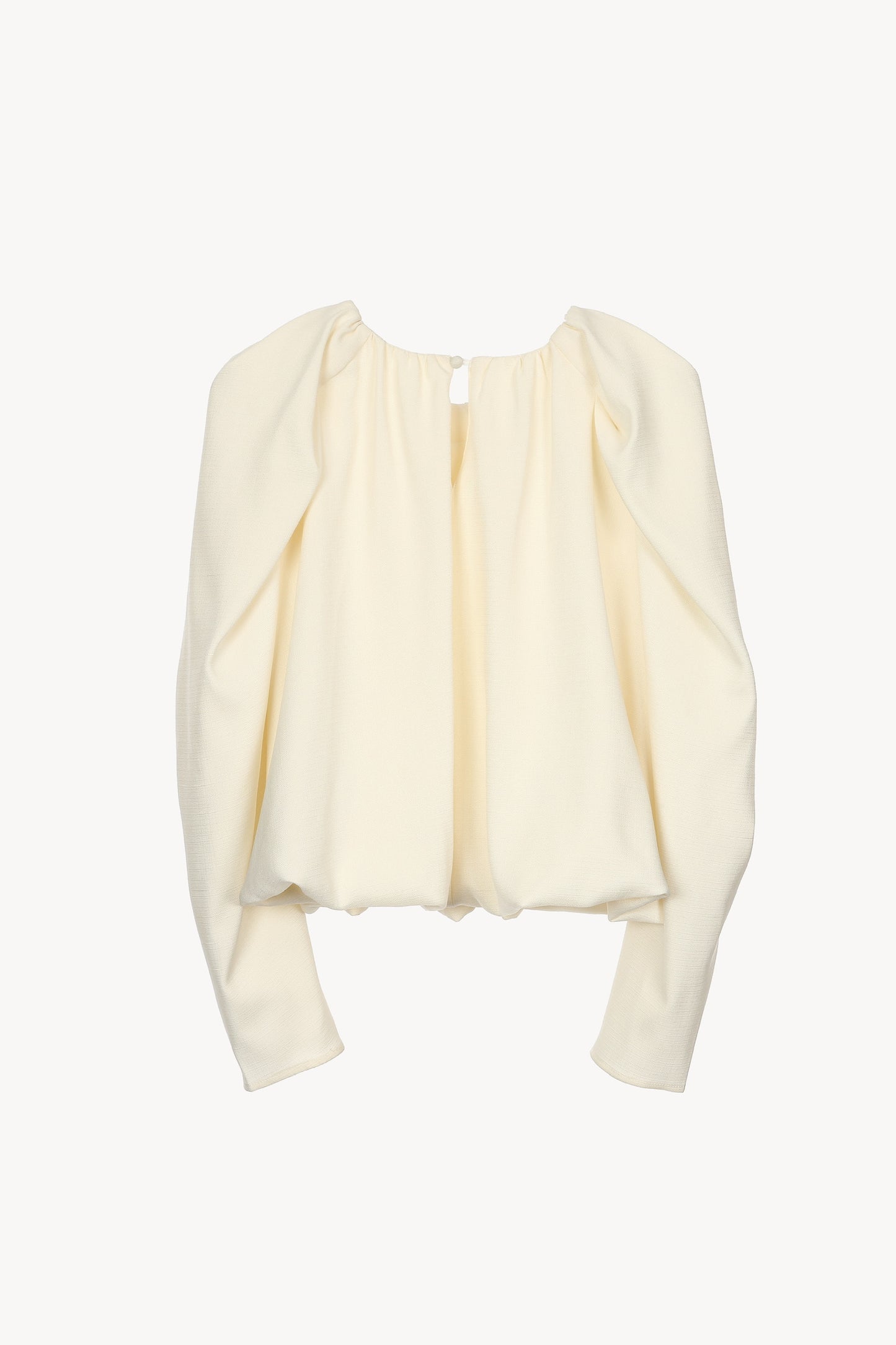 drape puff sleeve tops