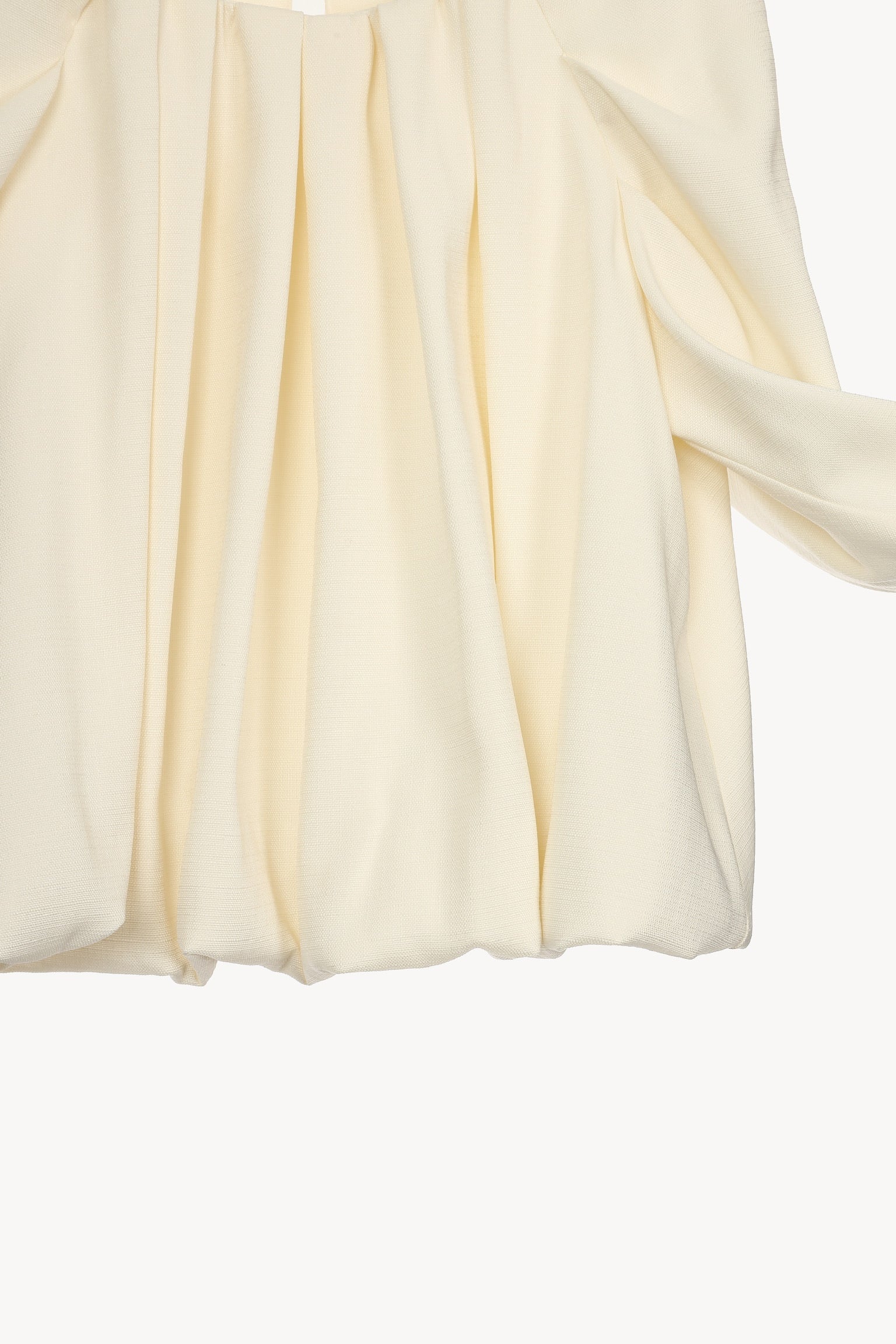 Acka drape puff sleeve tops アイボリー drape puff sleeve tops – Acka online store