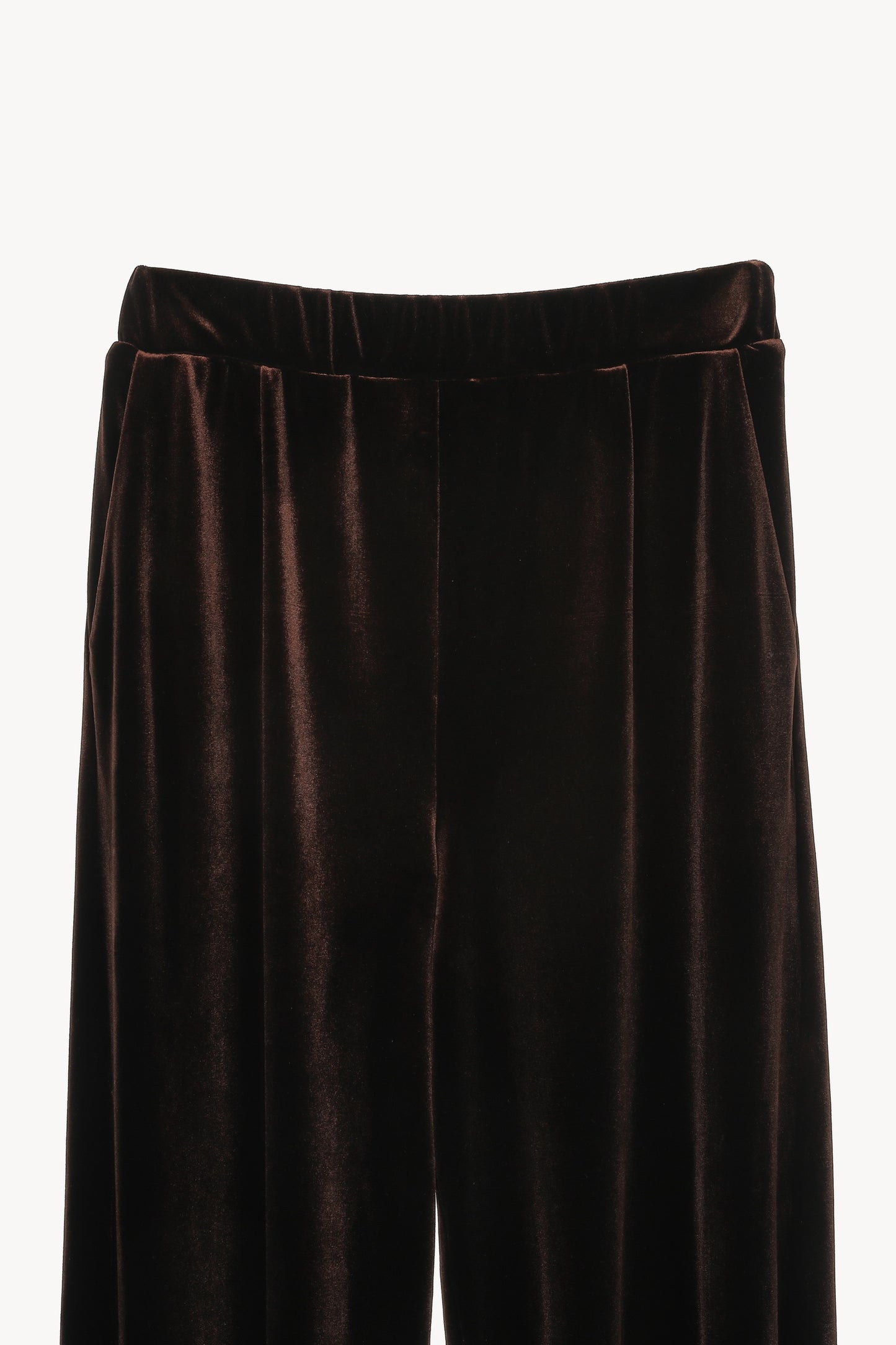 velvet straight pants