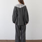 tailored wide slacks