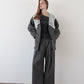 tailored wide slacks