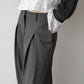 tailored wide slacks