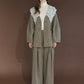 tailored wide slacks