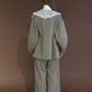 tailored wide slacks