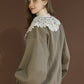 lace collar jacket