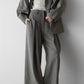 tailored wide slacks