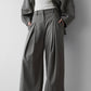 tailored wide slacks
