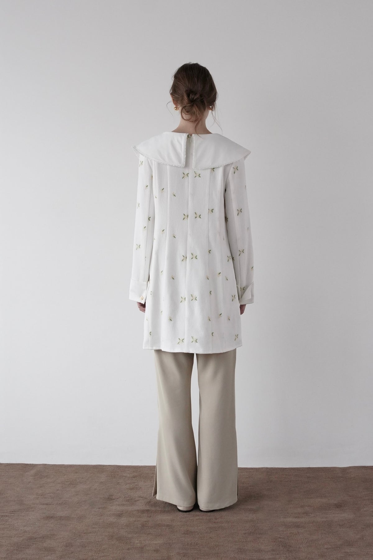 soft flare semi pants