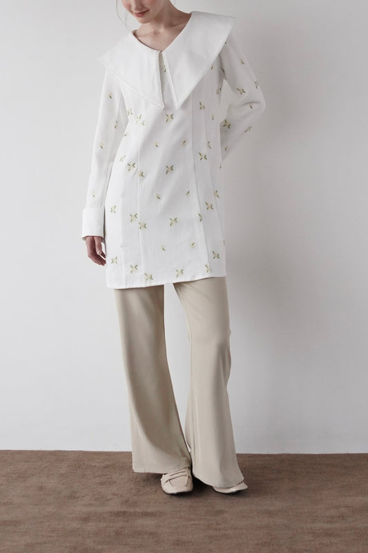 soft flare semi pants