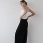 tailored wide slacks