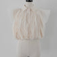 compact tulle polo tops