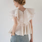 embroidery volume blouse