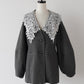 lace collar jacket
