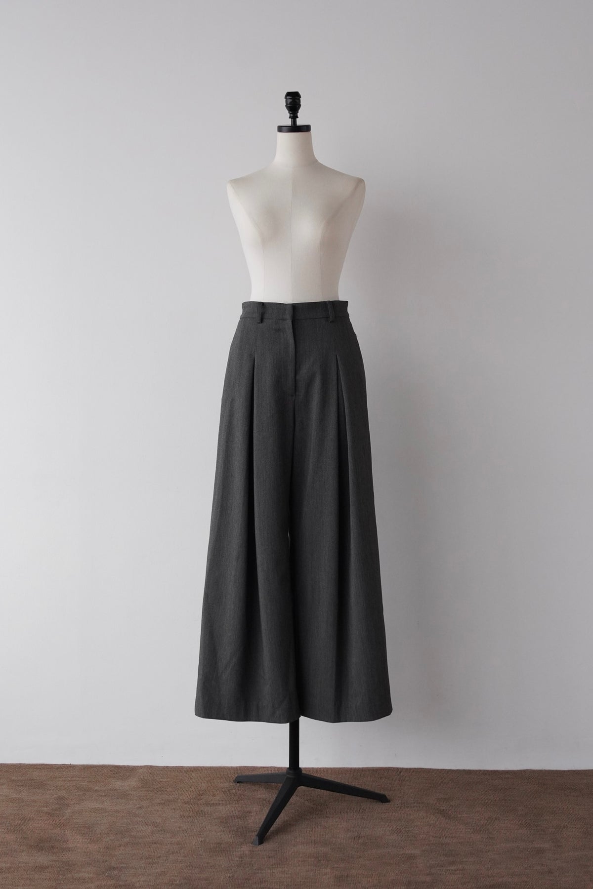 tailored wide slacks