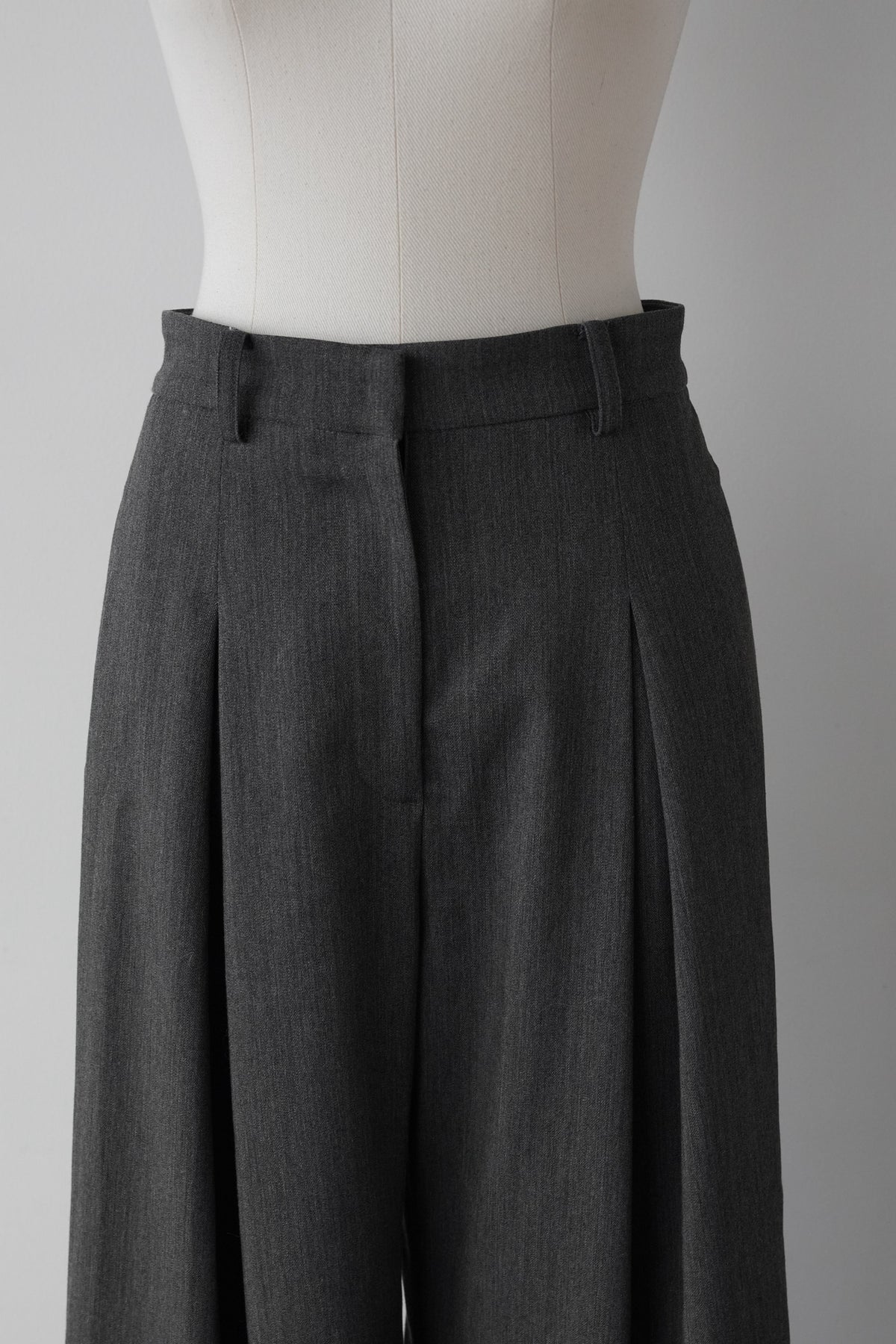 tailored wide slacks