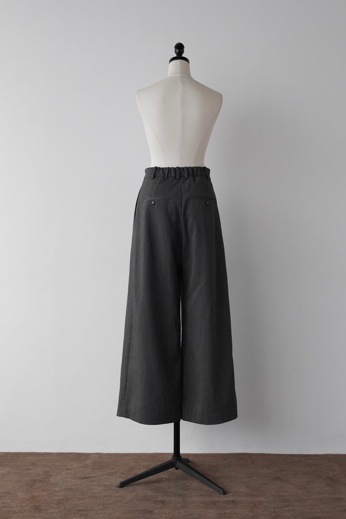 tailored wide slacks