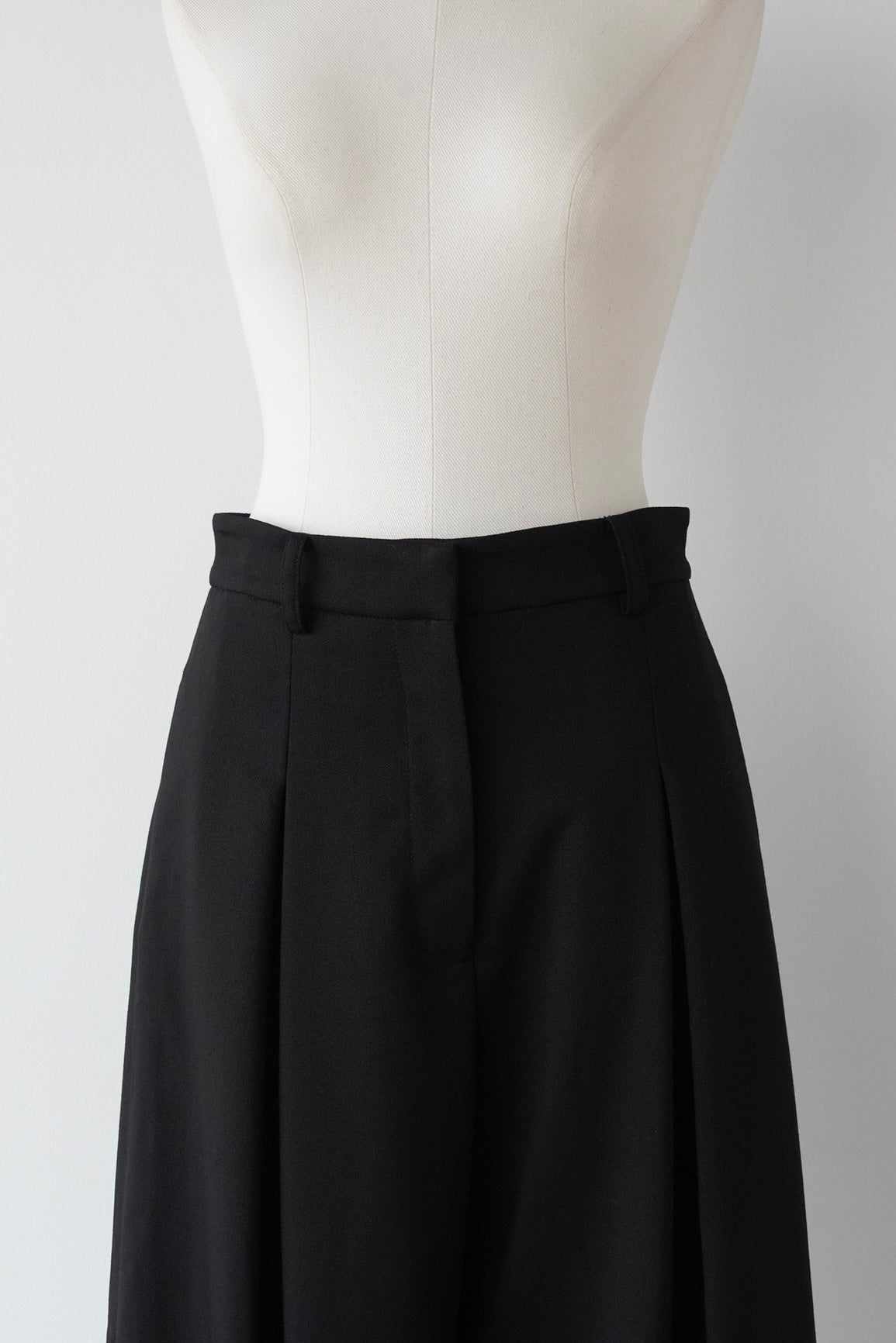 tailored wide slacks