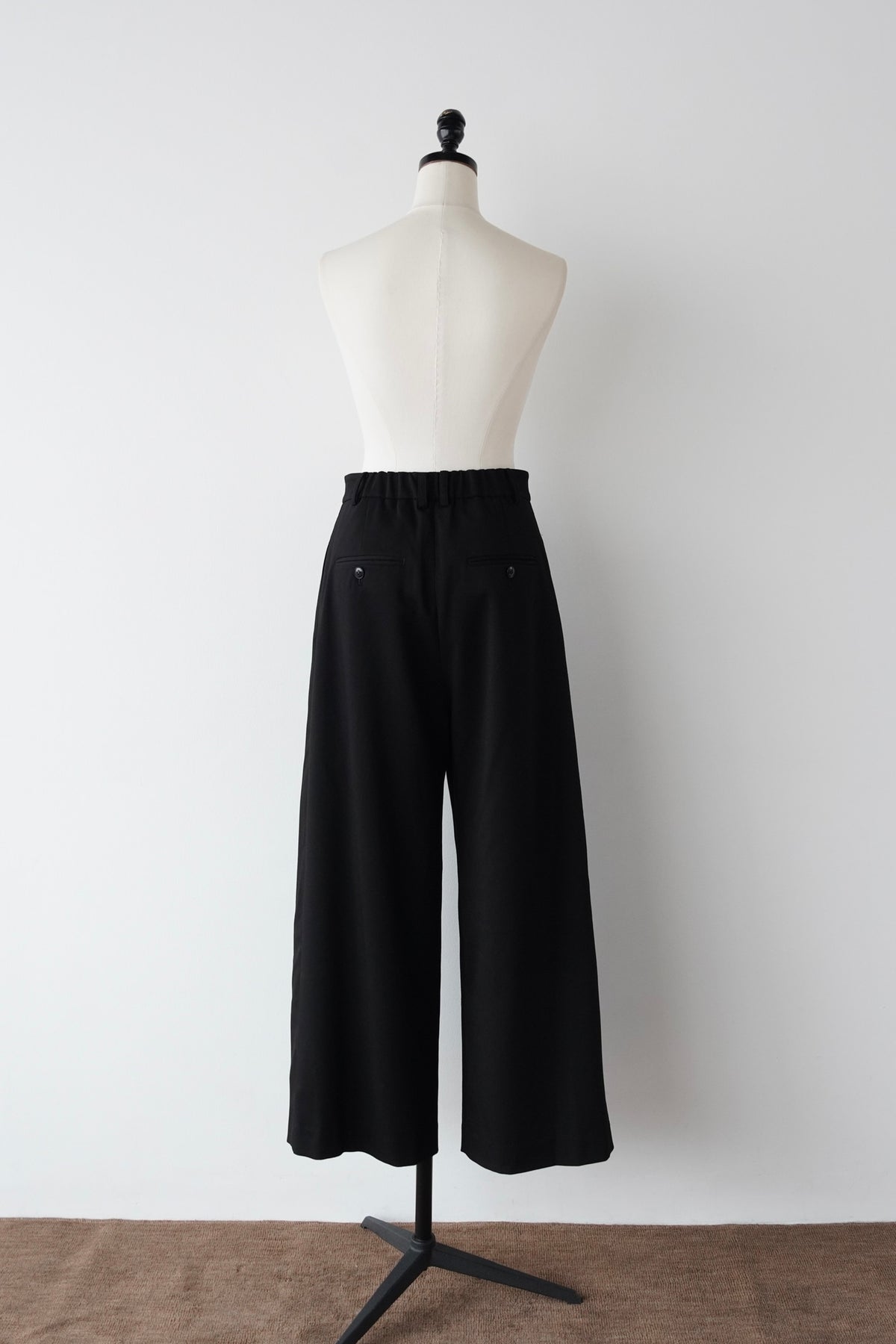 tailored wide slacks
