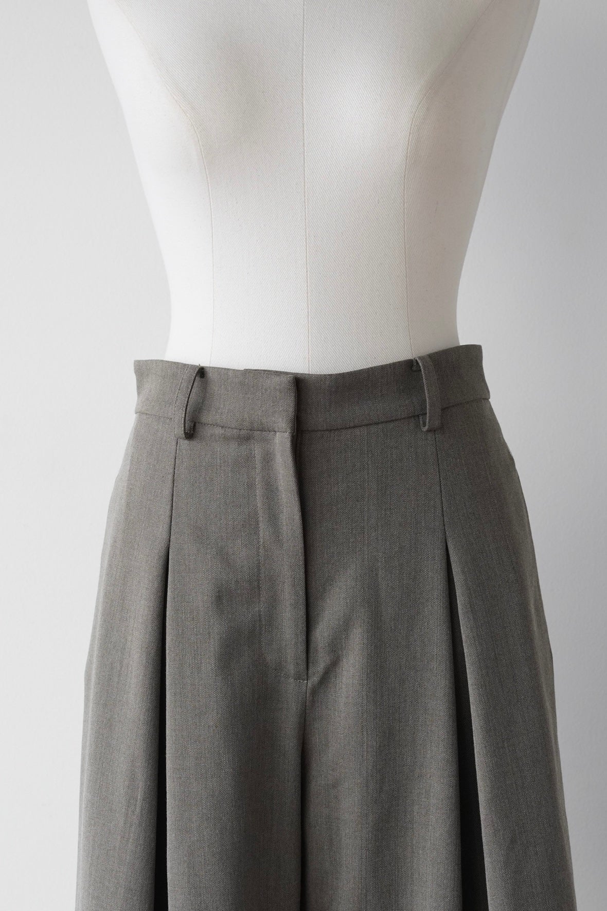 tailored wide slacks