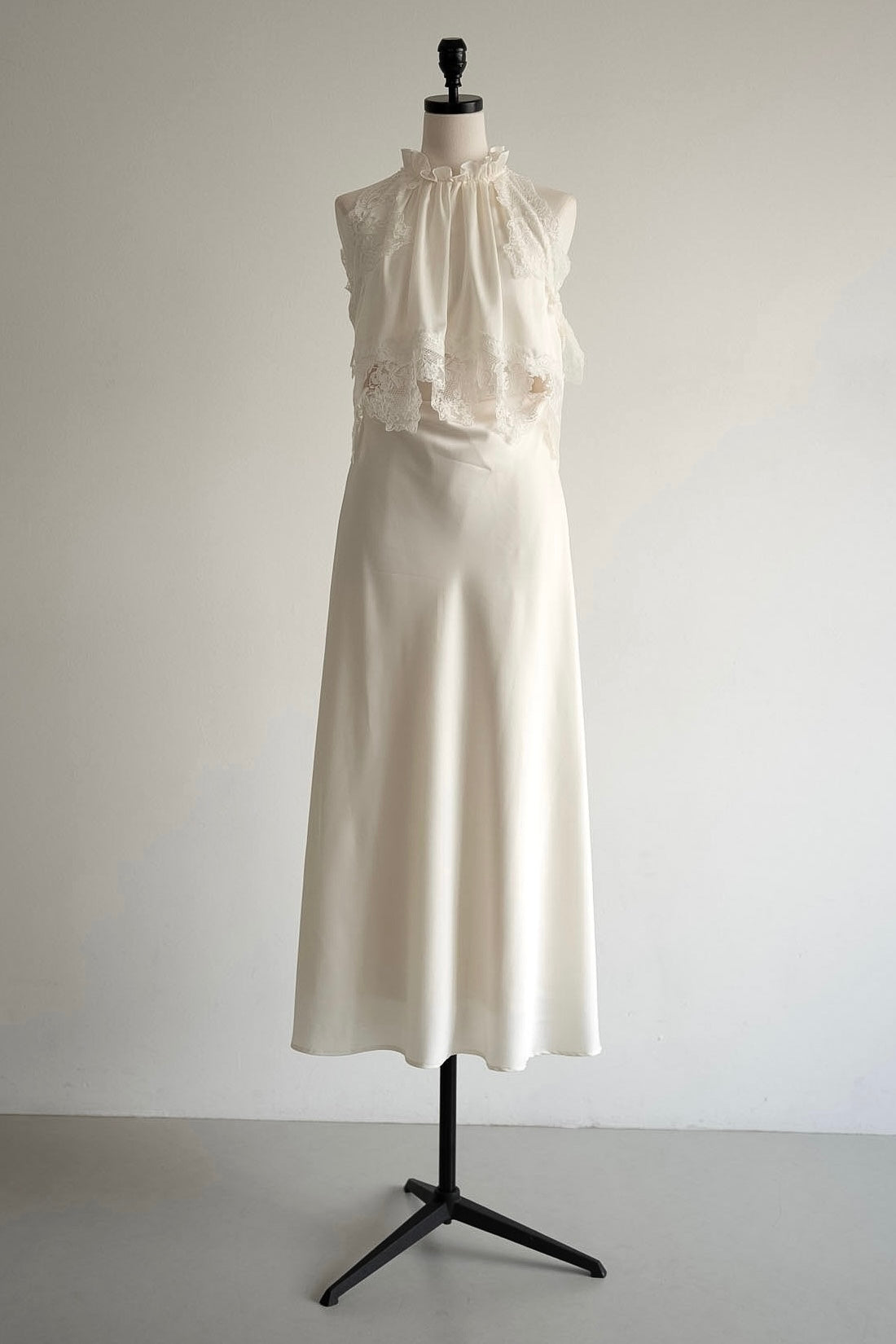 satin lace layer dress – Acka online store
