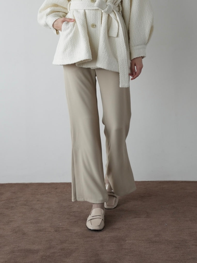 soft flare semi pants