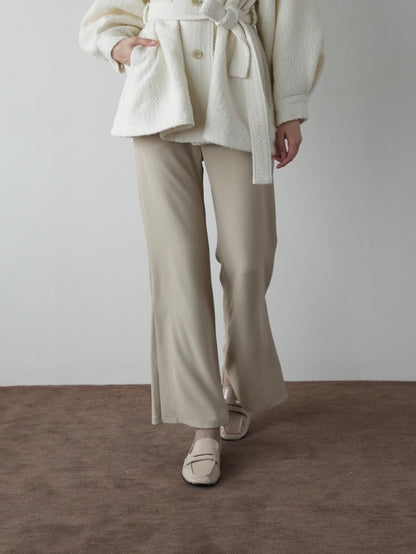 soft flare semi pants