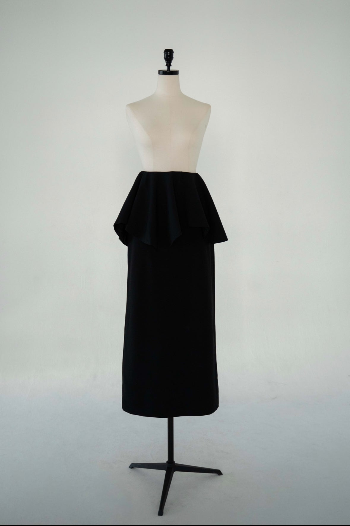 georgette pencil skirt